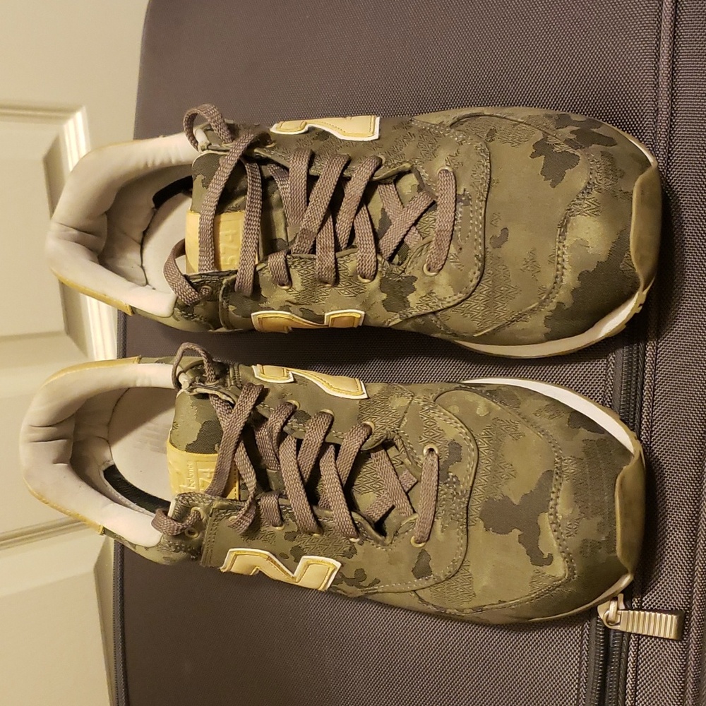 New balance, carmoflage green, 14